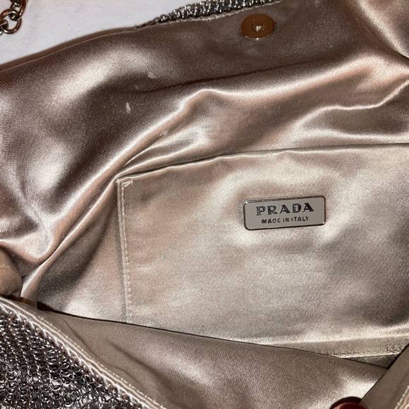 Prada silver mesh evening bag - Picture 3 of 12